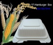 Cornstarch Hamburger Box 450ml